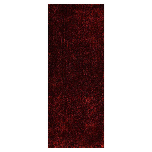 hand-tufted-shag-polyester-solid-red-black-runner-rug-side-1