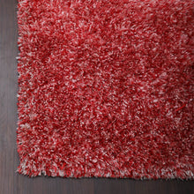 hand-tufted-shag-polyester-solid-red-whit-rug-closeup-2