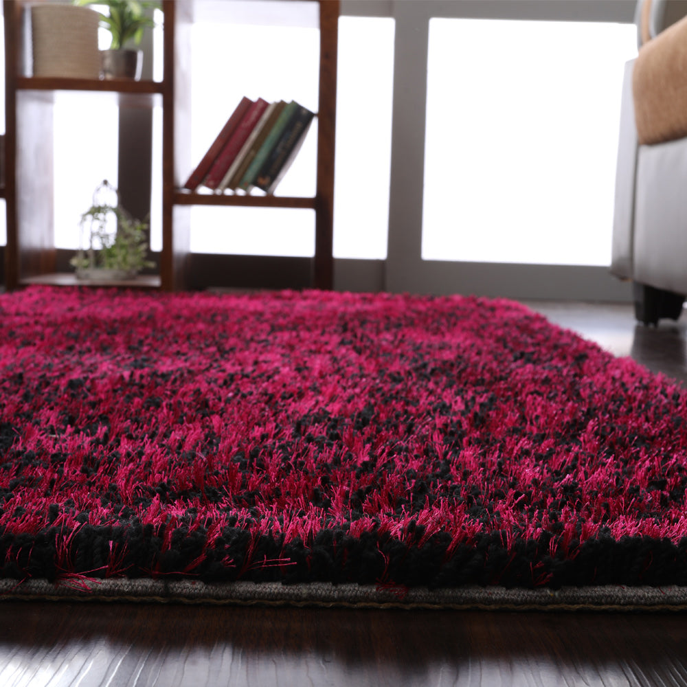 hand-tufted-shag-polyester-solid-violet-black-rug-closeup-3