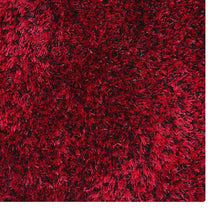 hand-tufted-shag-polyester-solid-violet-black-square-rug-closeup-1