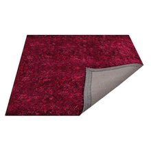 hand-tufted-shag-polyester-solid-violet-black-square-rug-side-3