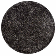 hand-tufted-shag-polyester-solid-silver-black-round-rug-side-1