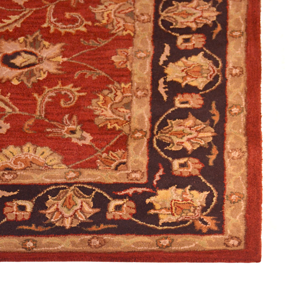 hand-tufted-wool-area-rug-oriental-red-black-closeup 2