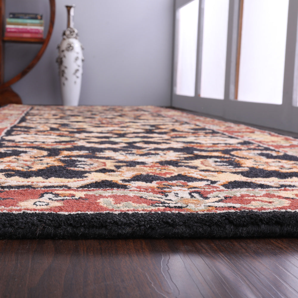 Hand-tufted-Wool-Runner-Rug-closeup-4