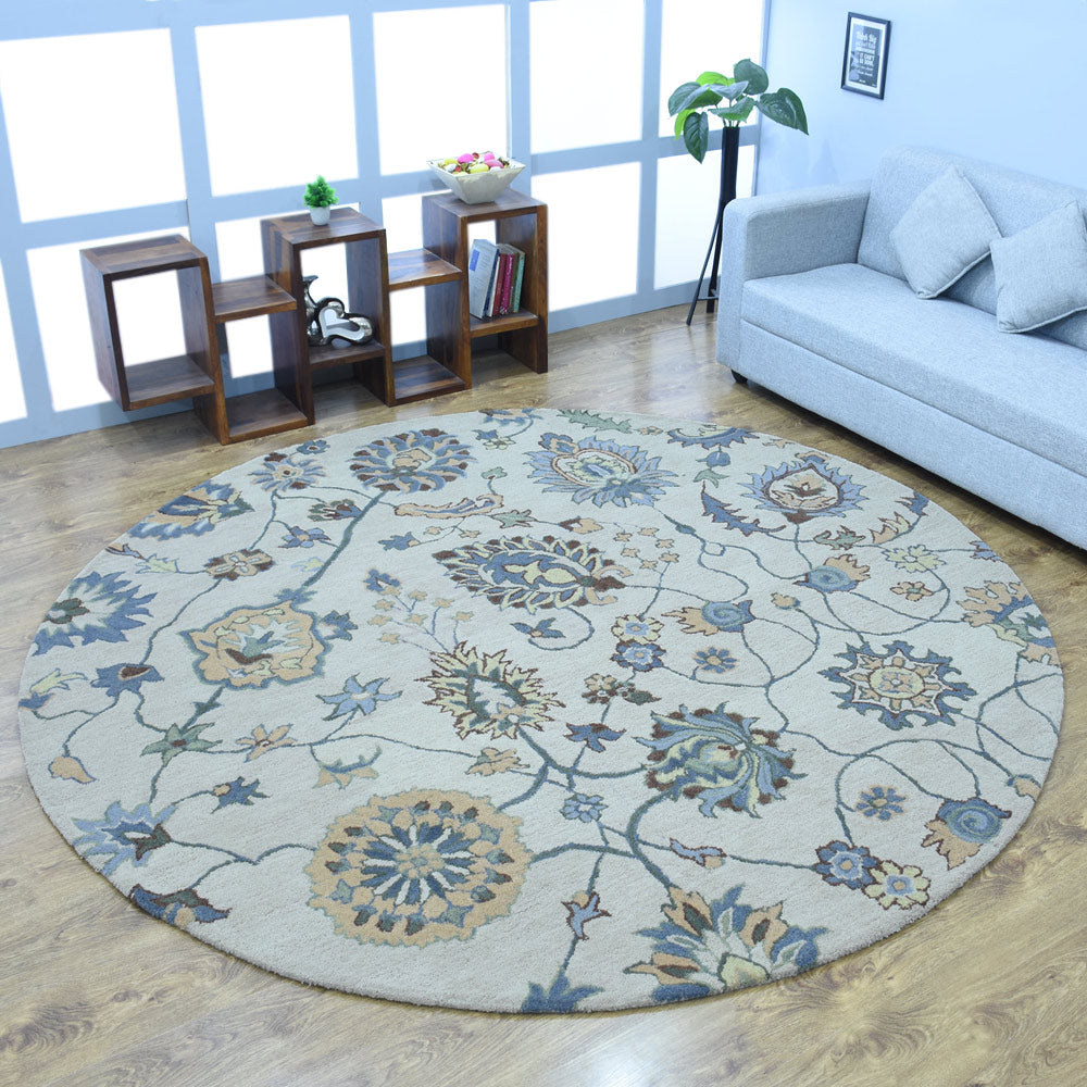 African Violet Hand Tufted Rug