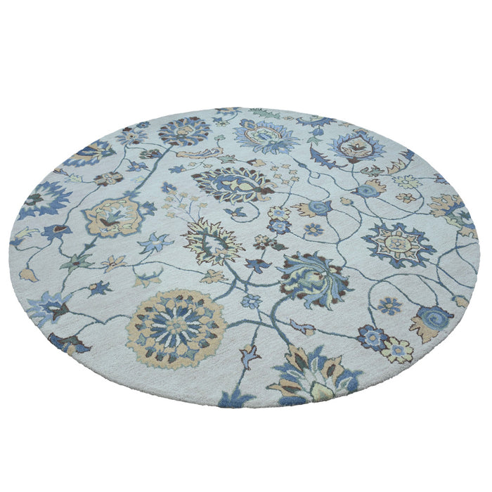 Wildflower Lattice Cream
 HandTufted Rug — rug only