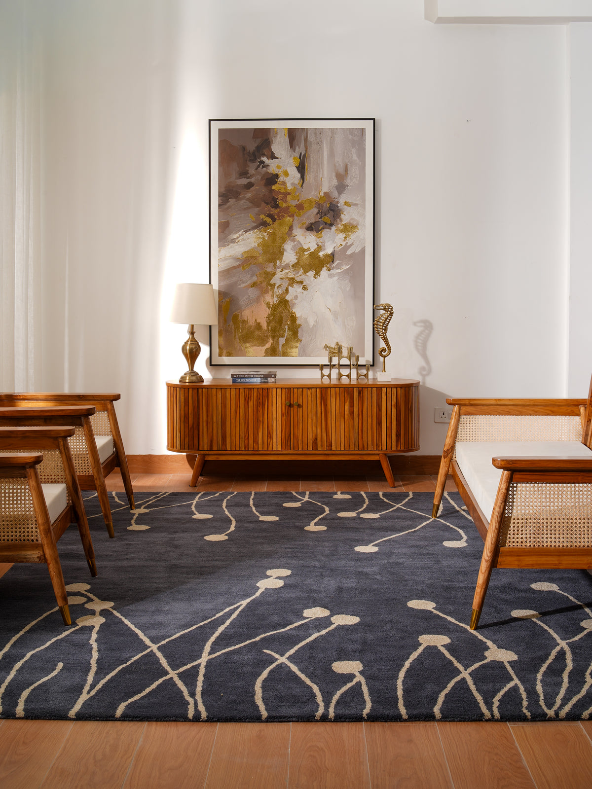 Persimmon Hand Tufted Rug