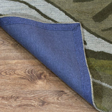 hand-tufted-wool-Square-rug-abstract-green-closeup-3