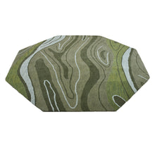 hand-tufted-wool-Octagon-rug-abstract-green-side-2