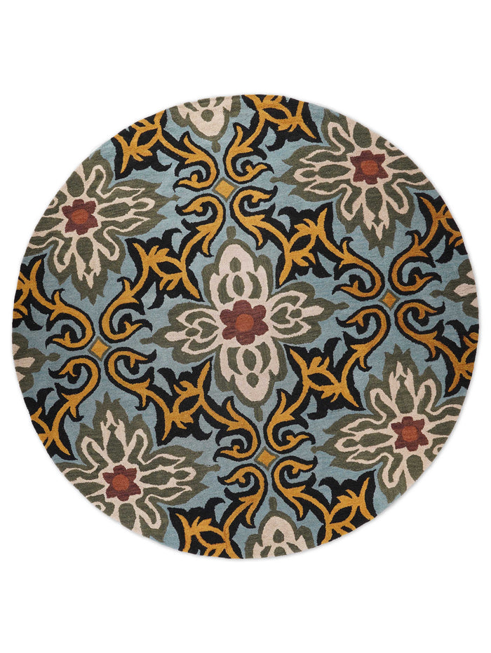 Delphinium Hand Tufted Rug — rug only
