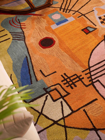 Maze Hand Tufted Rug