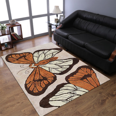Hand Tufted Wool Area Rug Kids Multicolor K03005
