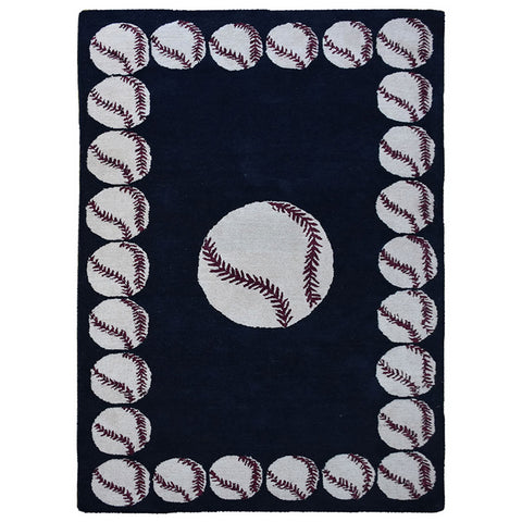 Hand Tufted Wool Area Rug Contemporary Black Beige K03072