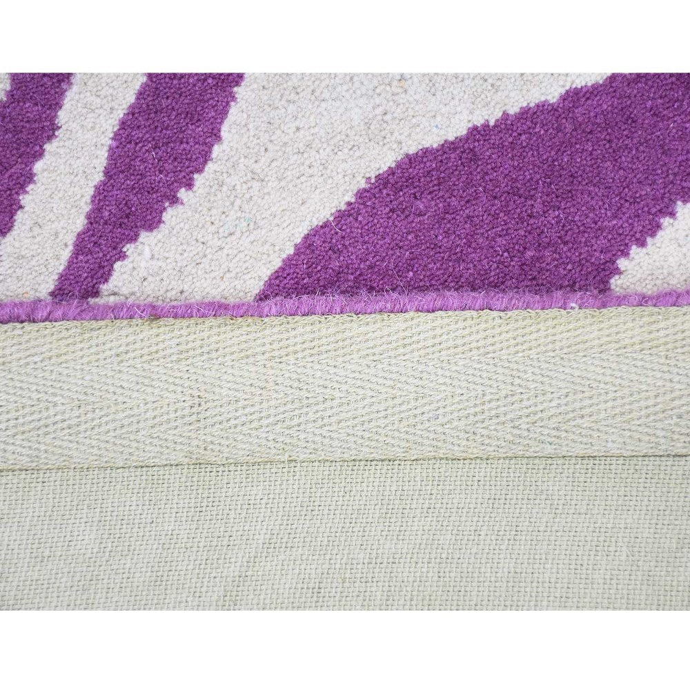 hand-tufted-wool-area-rug-abstract-cream-purple-closeup 3