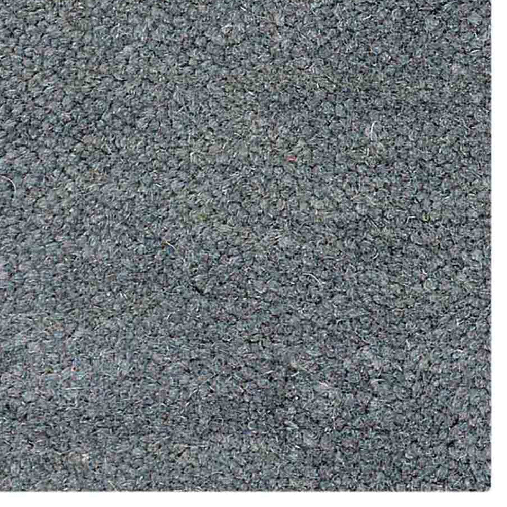 Hand-knotted-loom-Gray-Runner-Solid-Rug-closeup-1