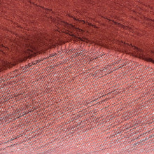 hand-knotted-loom-wool-solid-red-octagon-rug-closeup-3