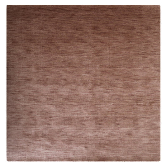 hand-knotted-loom-wool-solid-light-brown-sqaure-rug-side-1