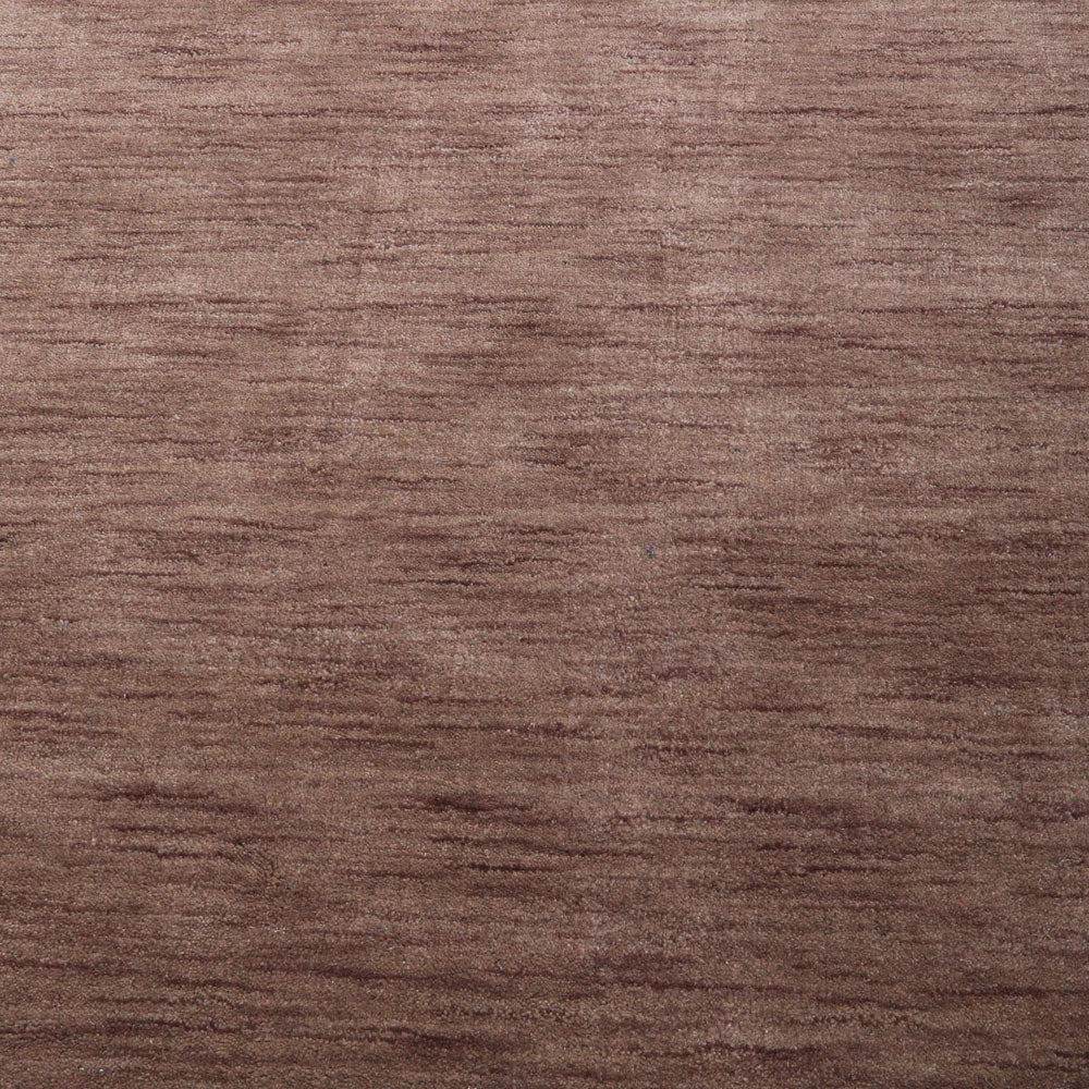 hand-knotted-loom-wool-solid-light-brown-sqaure-rug-closeup-1