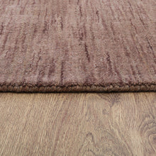 hand-knotted-loom-wool-solid-light-brown-sqaure-rug-closeup-3