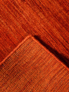 hand-knotted-loom-wool-solid-light-red-rug-closeup-3