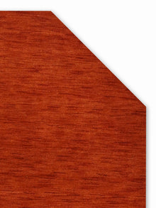 hand-knotted-loom-wool-solid-light-red-octagon-rug-closeup-1