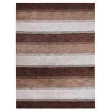 hand-knotted-loom-wool-contemporary-brown-beige-rug-side-1