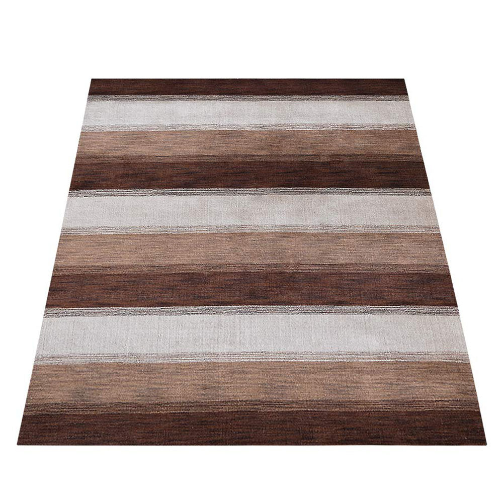 hand-knotted-loom-wool-contemporary-brown-beige-rug-side-2