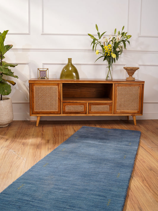 Asuncion-Hand Knotted-Runner-Rug-side-1