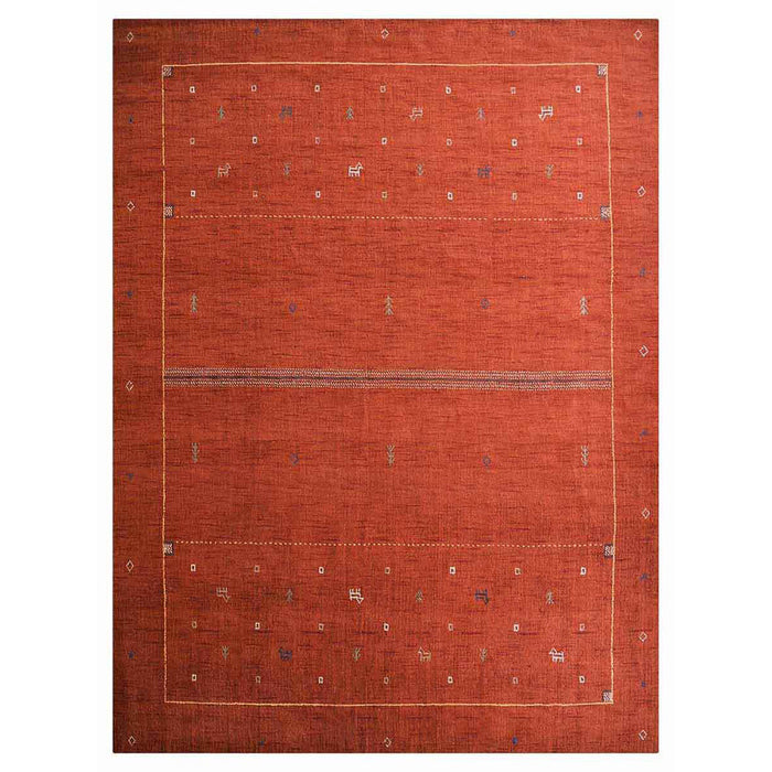 hand-knotted-loom-wool-area-rug-contemporary-rust-side 1