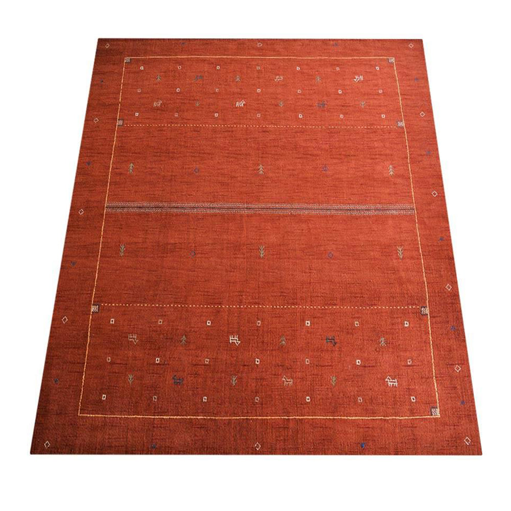 hand-knotted-loom-wool-area-rug-contemporary-rust-side 2