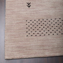 hand-knotted-loom-wool-area-rug-contemporary-beige-closeup1