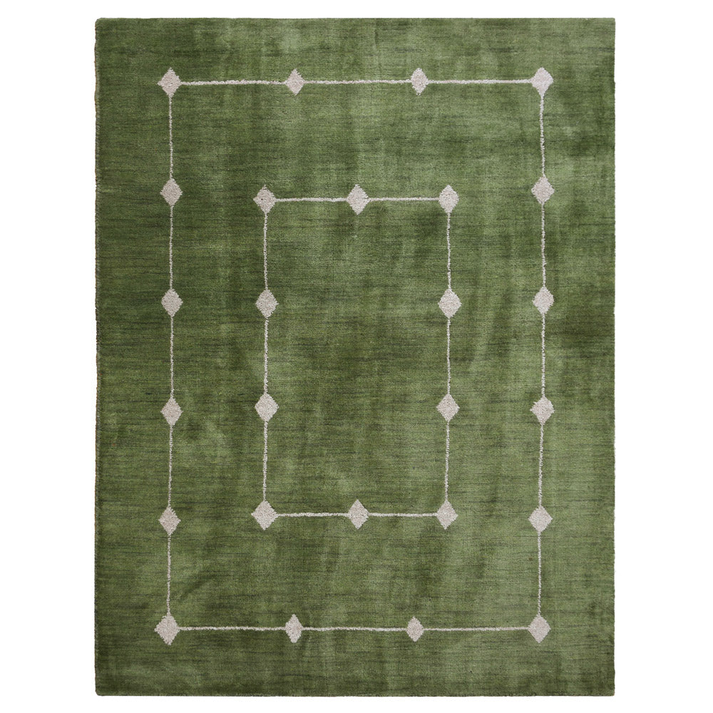 Lattice Premium Hand Knotted Wool Rug