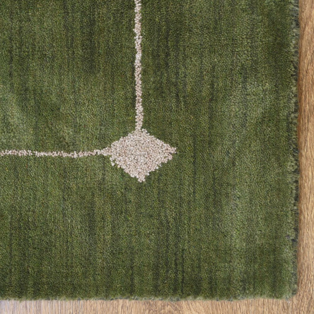Lattice Premium Hand Knotted Wool Rug