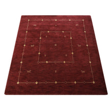 Plaid Premium Hand Knotted Wool Rug