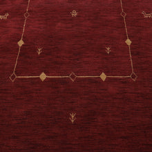 Plaid Premium Hand Knotted Wool Rug