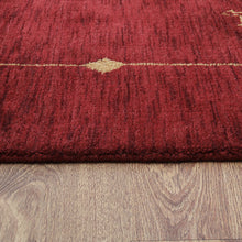 Plaid Premium Hand Knotted Wool Rug