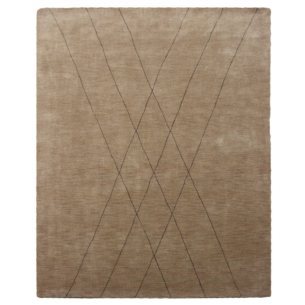 Inlay Premium Hand Knotted Wool Rug