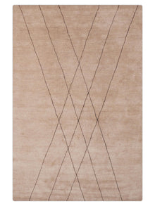 hand-knotted-wool-geometric-beige-brown-rug-side-2