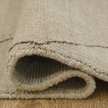 hand-knotted-loom-wool-area-rug-geometric-beige-brown-closeup 5