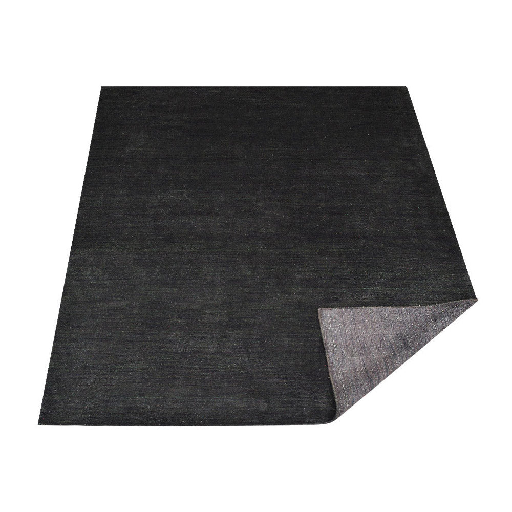 hand-knotted-loom-silk-area-rug-solid-light-charcoal-side 3