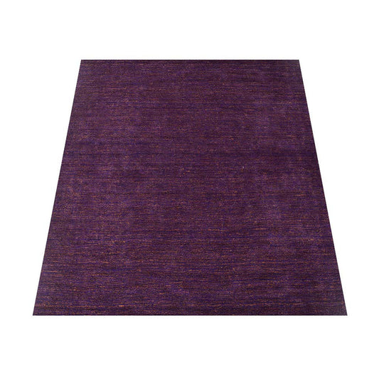 hand-knotted-loom-silk-area-rug-solid-purple-gold-side 2