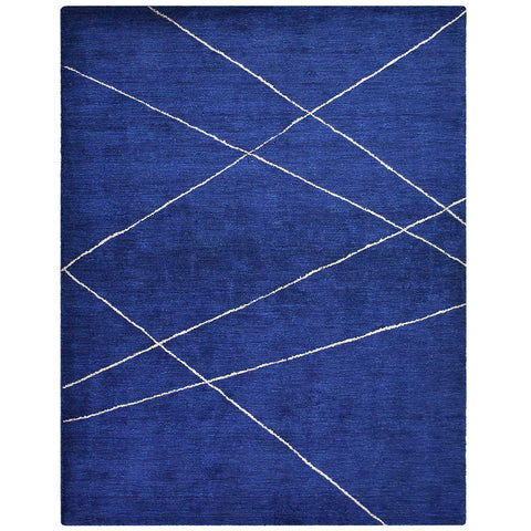 Chevron Hand Knotted Rug