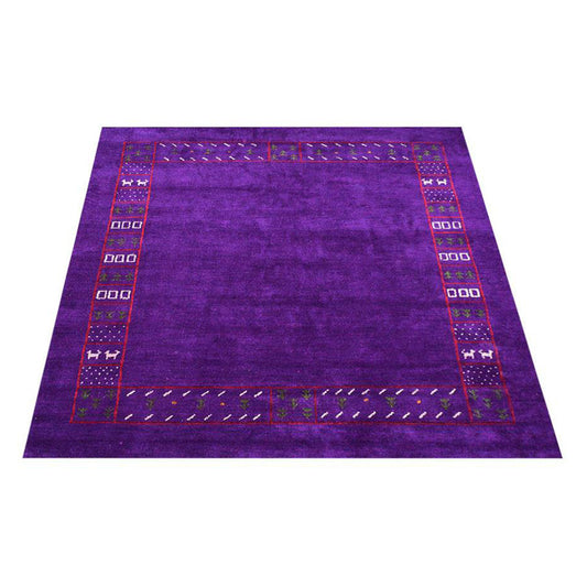 hand-knotted-loom-silk-square-area-rug-contemporary-purple-side 2