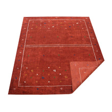 Ebony Rust color Hand Knotted Rug