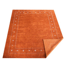 hand-knotted-loom-silk-area-rug-contemporary-orange-side 3