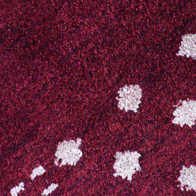 hand-knotted-silk-area-rug-contemporary-dark-red-closeup 1