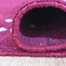 hand-knotted-silk-area-rug-contemporary-dark-red-closeup 3