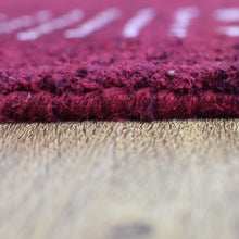 hand-knotted-silk-area-rug-contemporary-dark-red-closeup 4