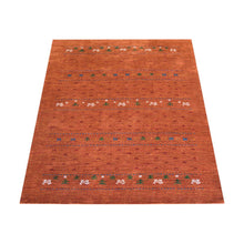 hand-knotted-loom-silk-area-rug-contemporary-orange-side 2