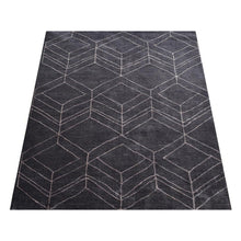 hand-knotted-loom-silk-area-charcoal-beige-rug-side 2
